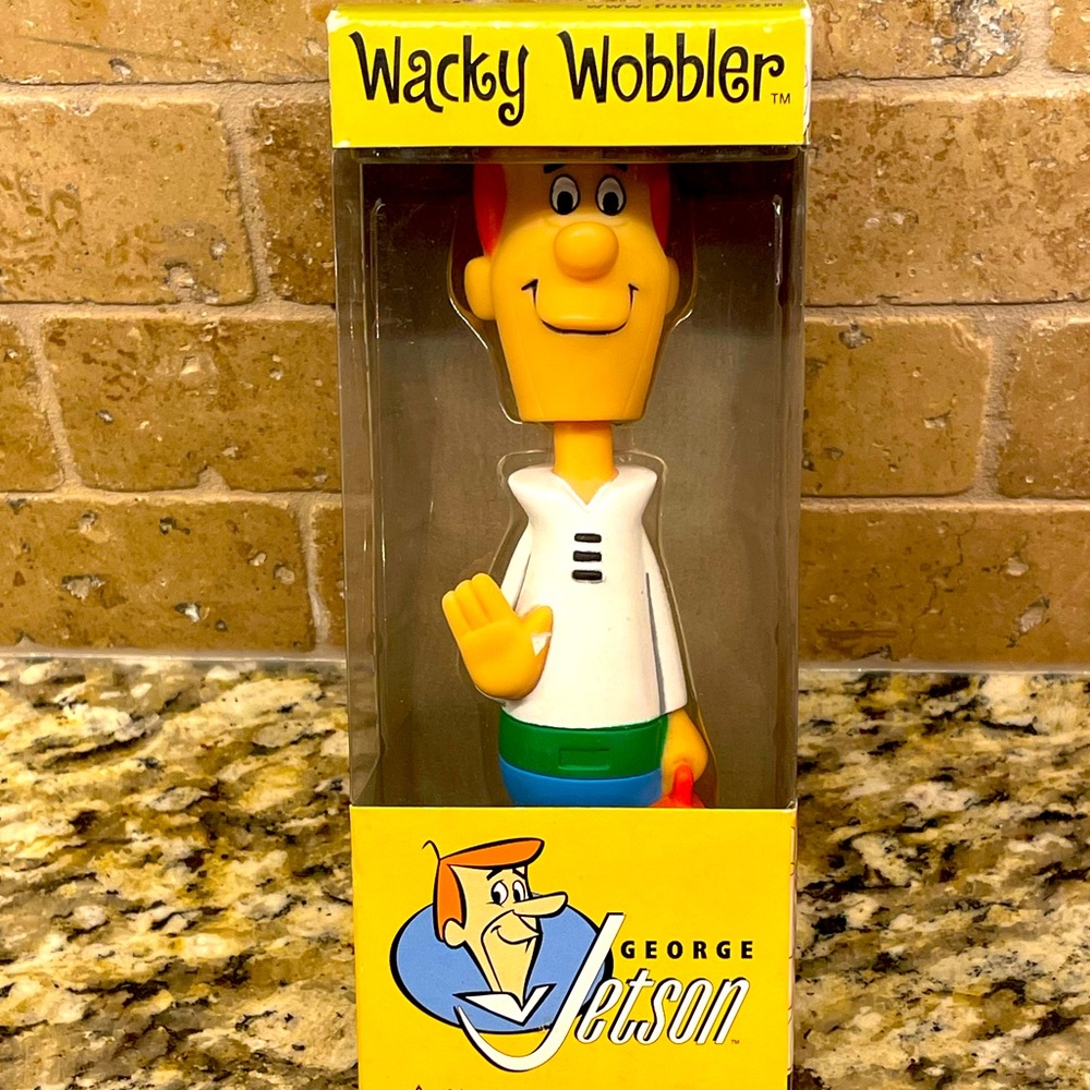 2004 FUNKO POP HANNAH BARBERA GEORGE JETSON WACKY WOBBLER BOBBLEHEAD.